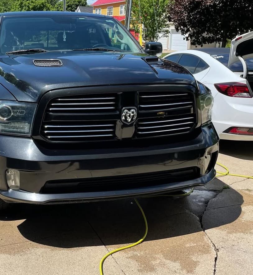 After exterior detailing